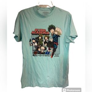 Funmation My hero academia mha graphic print anime tshirt unisex medium